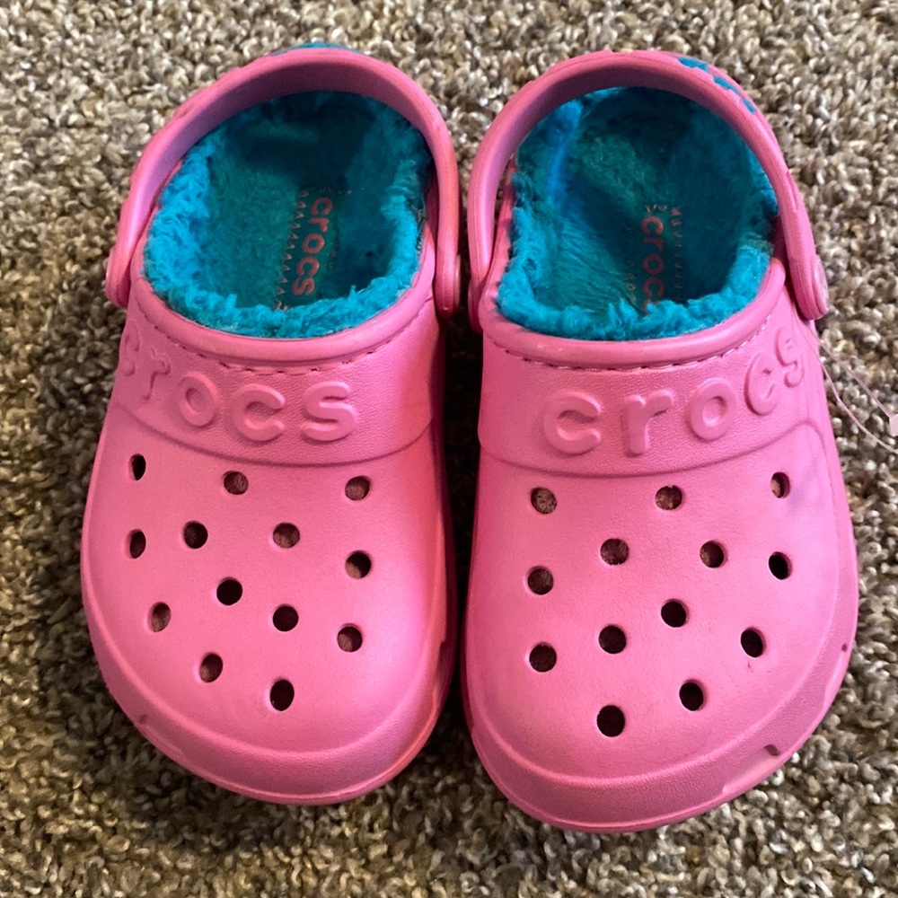 CROCS Kids Pink Clogs